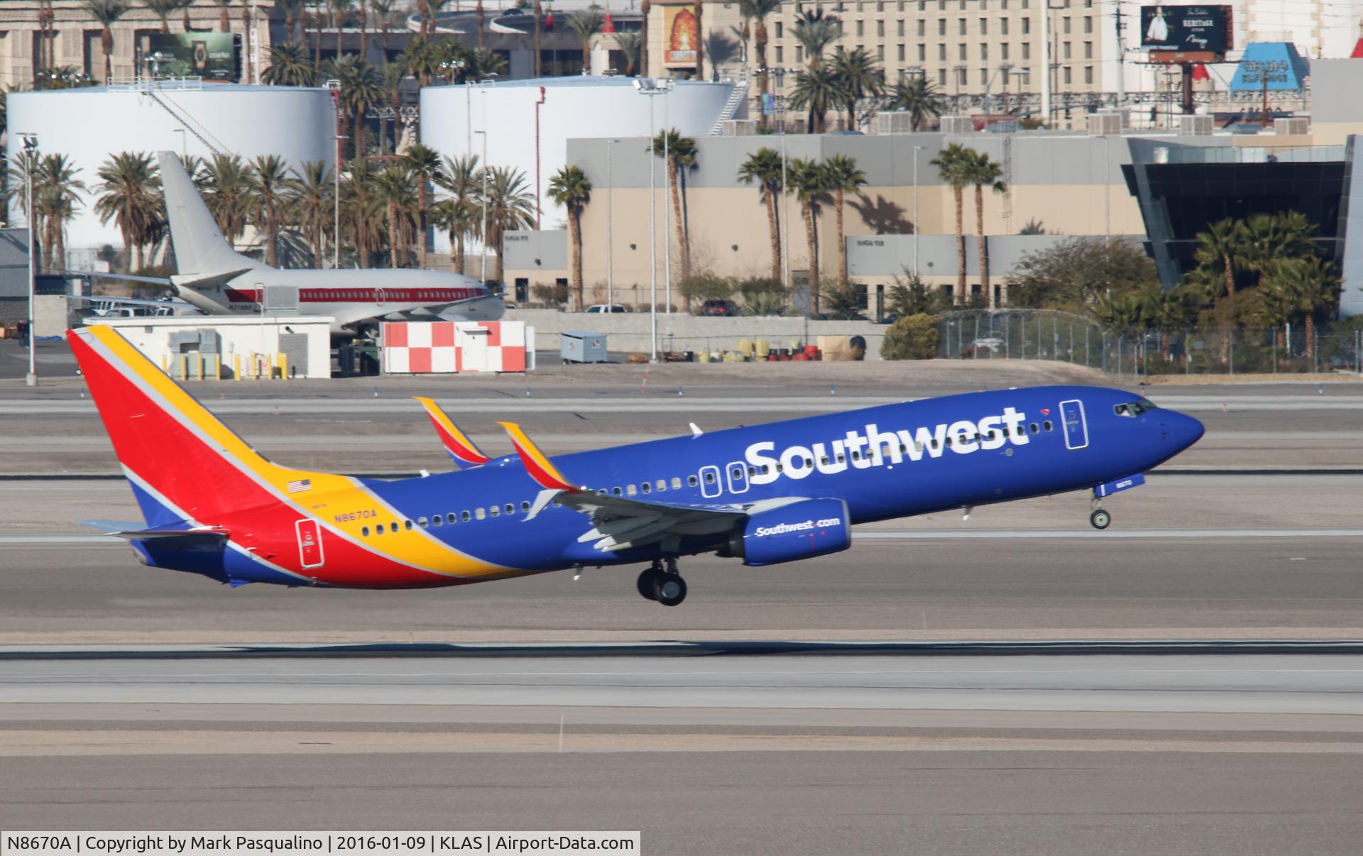 N8670A, 2015 Boeing 737-8H4 C/N 36656, Boeing 737-800