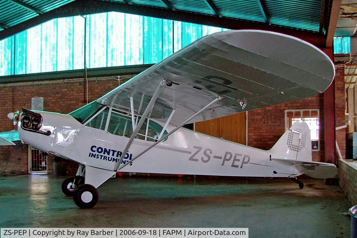 ZS-PEP, 1965 Piper J3C-65 Cub Cub C/N 14920, Piper J/3C-65 Cub [14920] Pietermaritzburg~ZS 18/09/2006