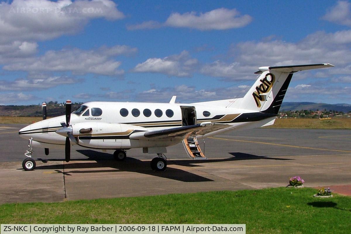 ZS-NKC, 1993 Beechcraft B200 Super King Air C/N BB-1474, Beech B200 Super King Air [BB-1474] Pietermaritzburg~ZS 18/09/2006
