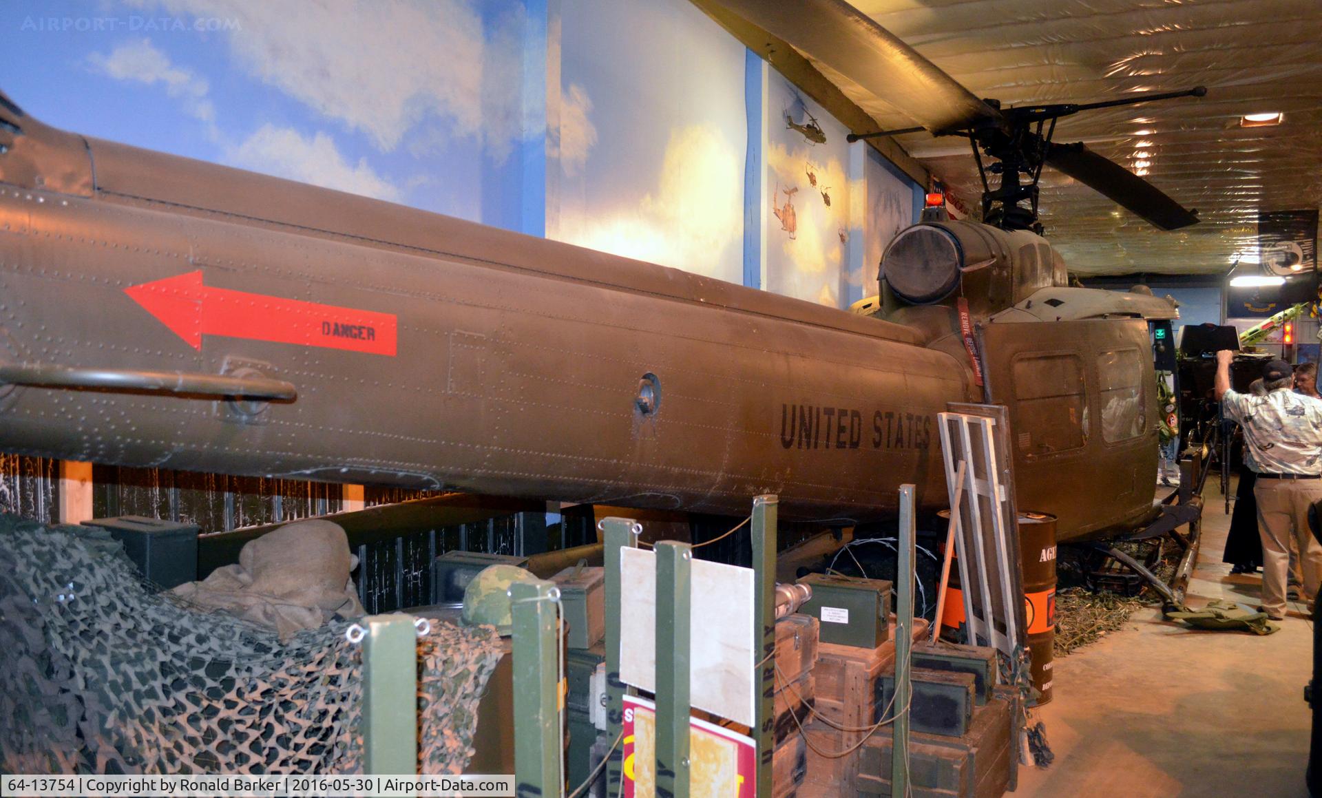64-13754, 1964 Bell UH-1D Iroquois C/N 4461, Vietnam War Foundation and Museum, Ruckersville, VA