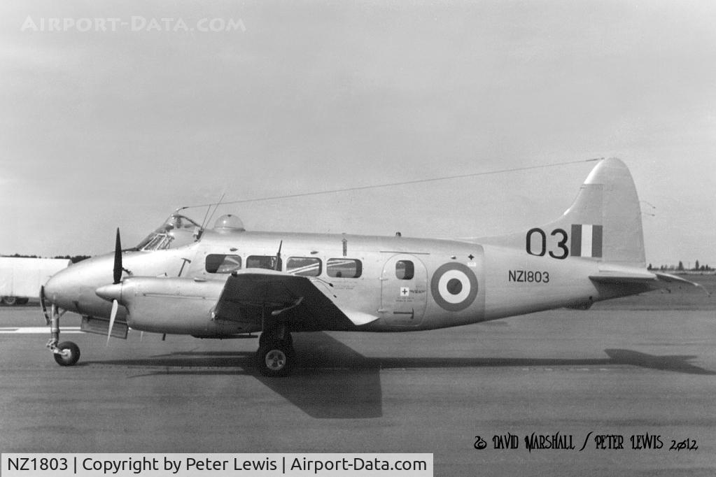 NZ1803, De Havilland DH-104 Devon C.1 C/N 04294, navigation trainer.
