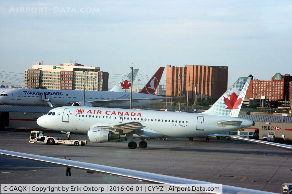 C-GAQX, 1997 Airbus A319-114 C/N 736, C-GAQX in YYZ
