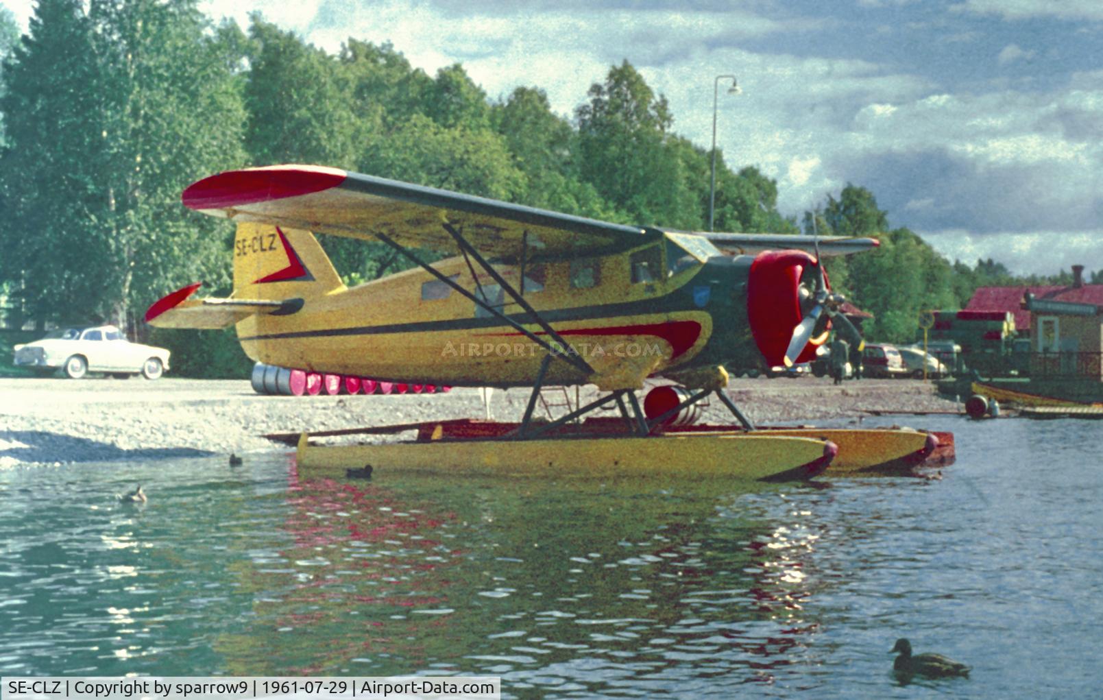 SE-CLZ, 1943 Noorduyn UC-64A Norseman C/N 492, Waiting for work in Oestersund-harbor, Sweden. 
Now in Museum Linkoping-Malmen(ESCF)
Scanned from a Perutz-slide.