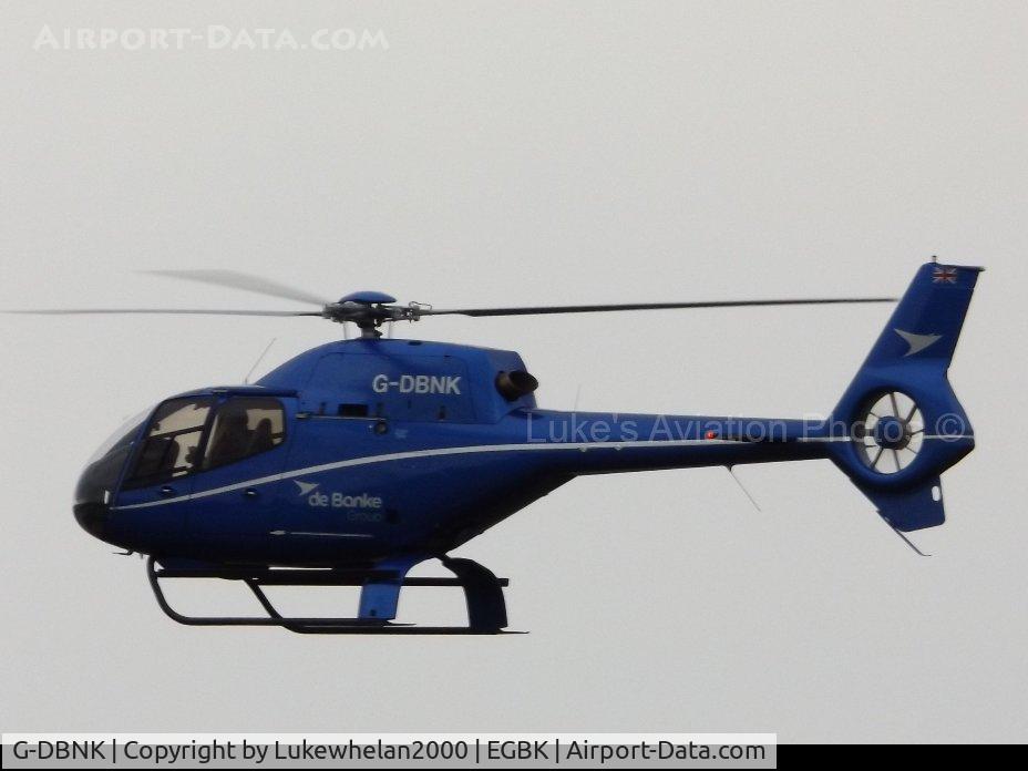 G-DBNK, 2012 Eurocopter EC-120B Colibri C/N 1673, G-DBNK arriving at Sywell Aerodrome.