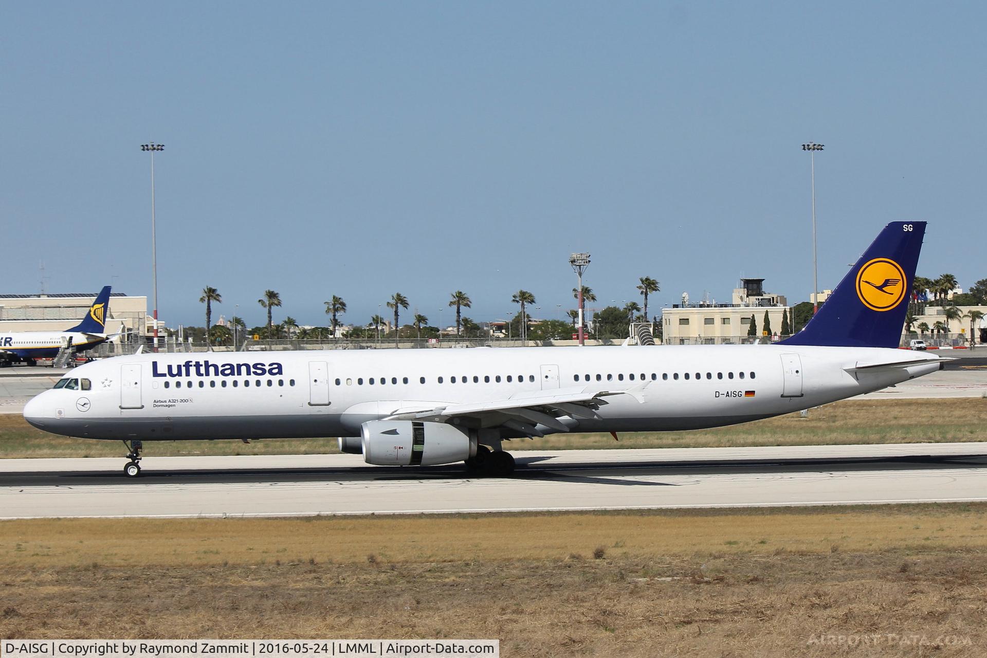D-AISG, 2000 Airbus A321-231 C/N 1273, A321 D-AISG Lufthansa