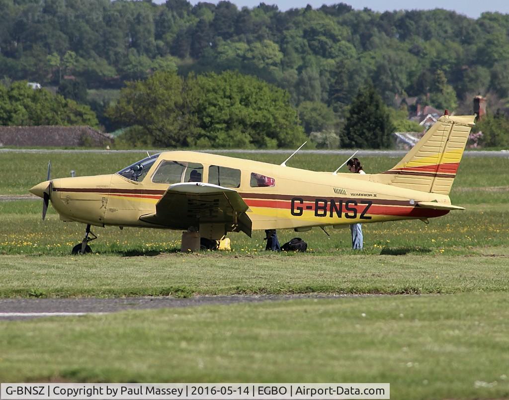 G-BNSZ, 1981 Piper PA-28-161 Cherokee Warrior II C/N 28-8116315, Resident Aircraft.EX:-N8433B,N84326.