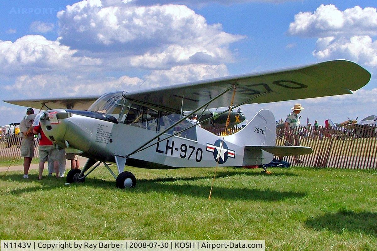 N1143V, 1947 Champion Aeronca 7BCM C/N 47970, Aeronca 7BCM Champion [7BCM-191] Oshkosh-Wittman Regional Airport~N 30/07/2008