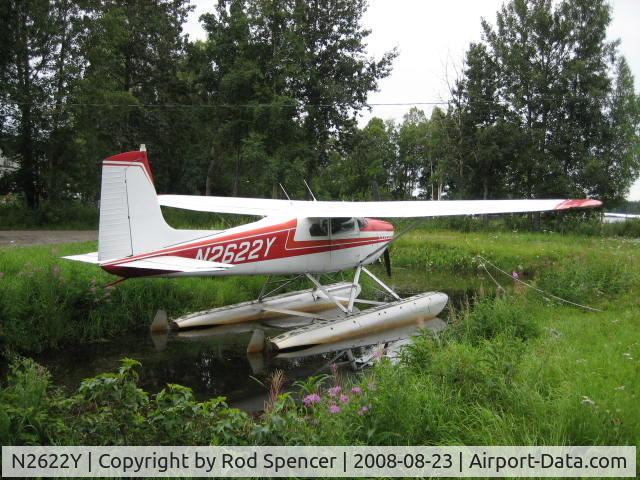 N2622Y, 1962 Cessna 180E C/N 18051122, 2622Y on floats [CAP 3000's]  Lake hood,  Anchorage Alaska.
Taken I think August 2008