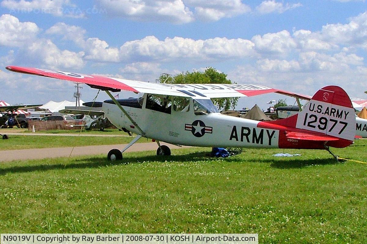 N9019V, 1962 Cessna O-1E Bird Dog C/N 305M-0023, Cessna L-19E Bird Dog [305M-0023] Oshkosh-Wittman Regional Airport~N 30/07/2008