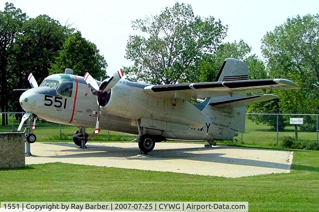 1551, De Havilland Canada CS2F-2 Tracker C/N DHC50, De Havilland Canada CS2F-2 Tracker [DHC-50] (CFB Winnipeg Heritage Park) Winnipeg-Int'l~C 25/07/2008