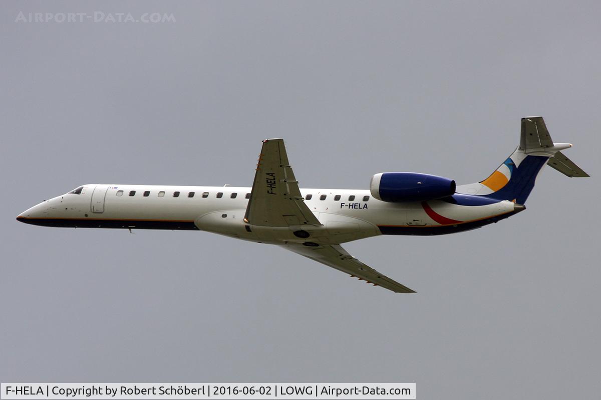 F-HELA, 1999 Embraer EMB-145EU (ERJ-145EU) C/N 145167, F-HELA @ LOWG