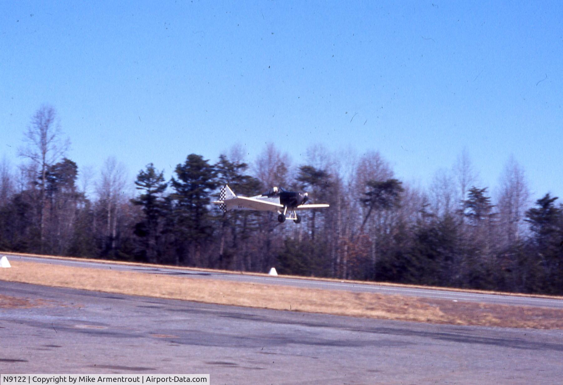 N9122, 1969 Bowers Fly Baby 1A C/N 65-16, I owned this aircraft in the mid 70's. Bought from Martin Jones. Flew for a couple years.