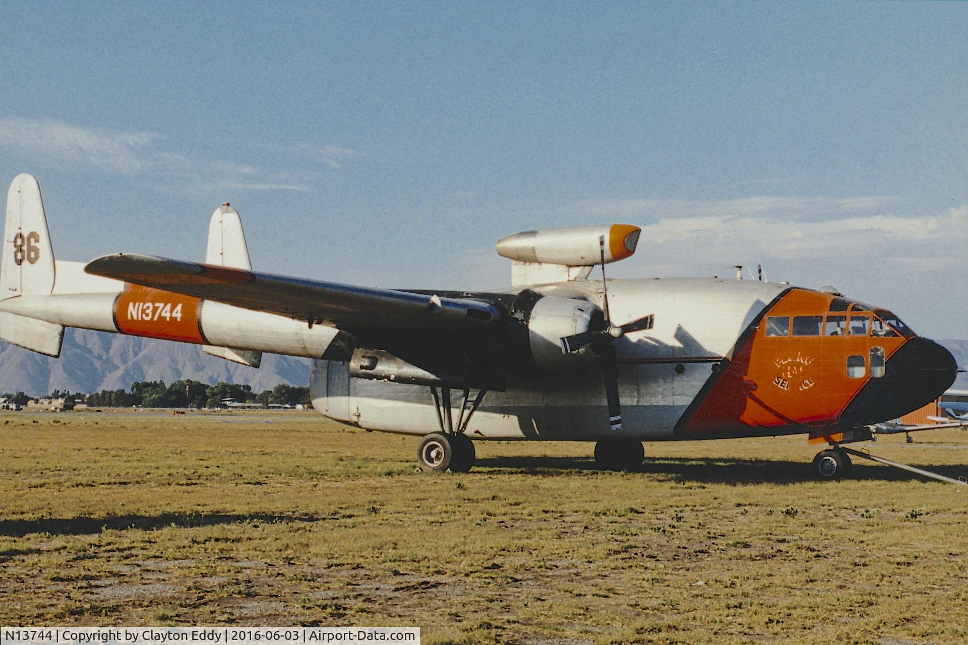 N13744, 1949 Fairchild C-119C-17-FA Flying Boxcar C/N 10436, Fairchild Flying Boxcar C-119C N13744.