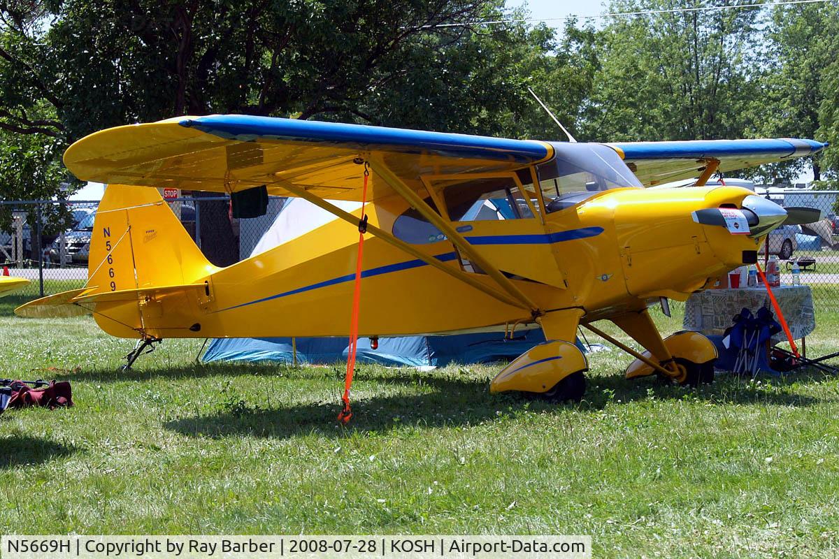 N5669H, 1949 Piper PA-16 Clipper C/N 16-280, Piper PA-16 Clipper [16-280] Oshkosh-Wittman Regional Airport~N 28/07/2008