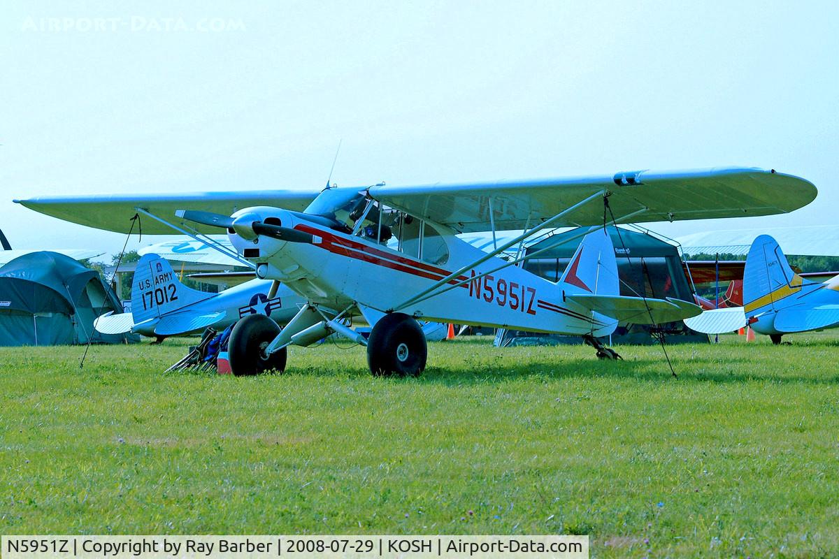 N5951Z, 1965 Piper PA-18-150 Super Cub C/N 18-8258, Piper PA-18-150 Super Cub [18-8258] Oshkosh-Wittman Regional Airport~N 29/07/2008