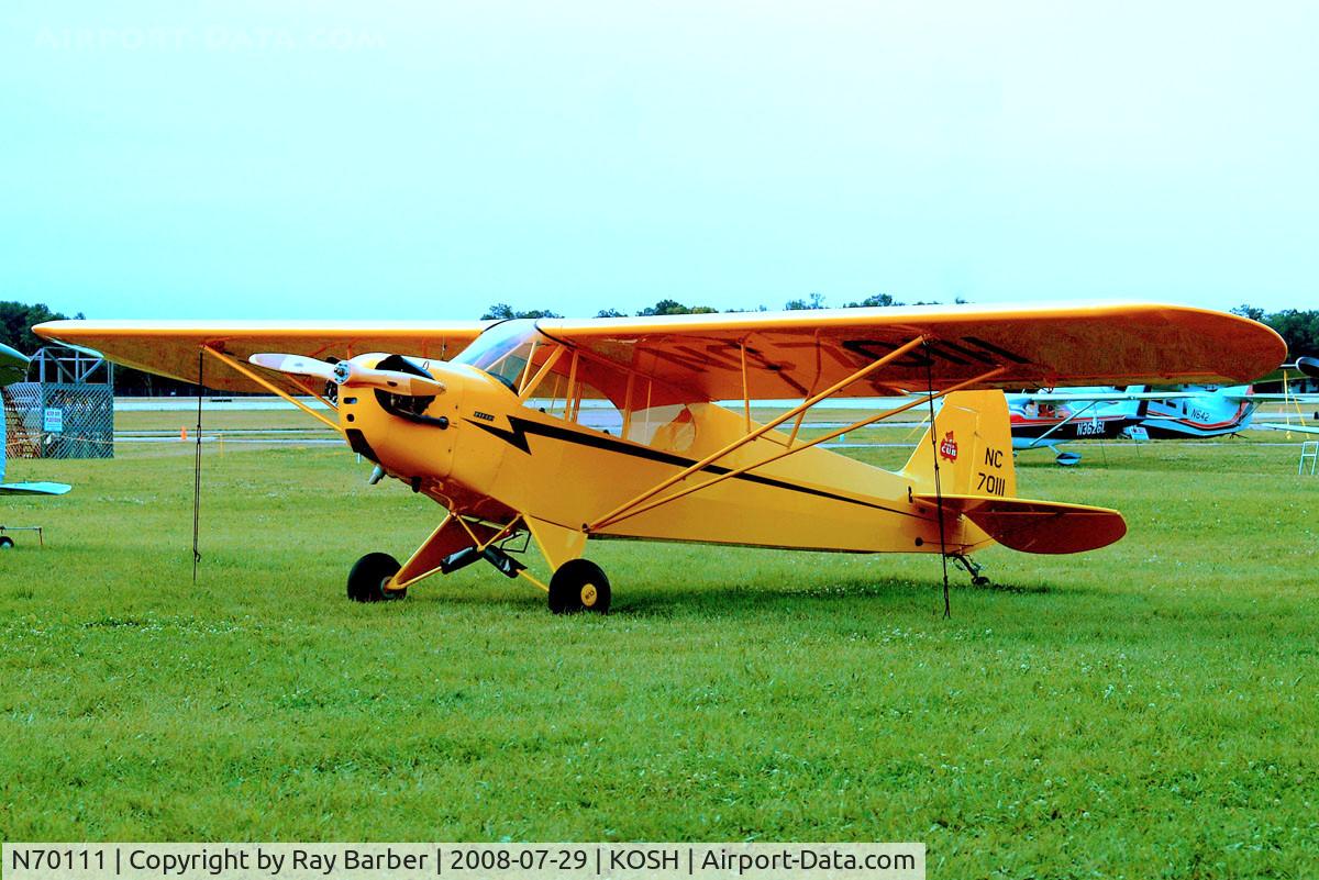 N70111, 1946 Piper J3C-65 Cub C/N 17085, Piper J/3C-65 Cub [17085] Oshkosh-Wittman Regional Airport~N 29/07/2008