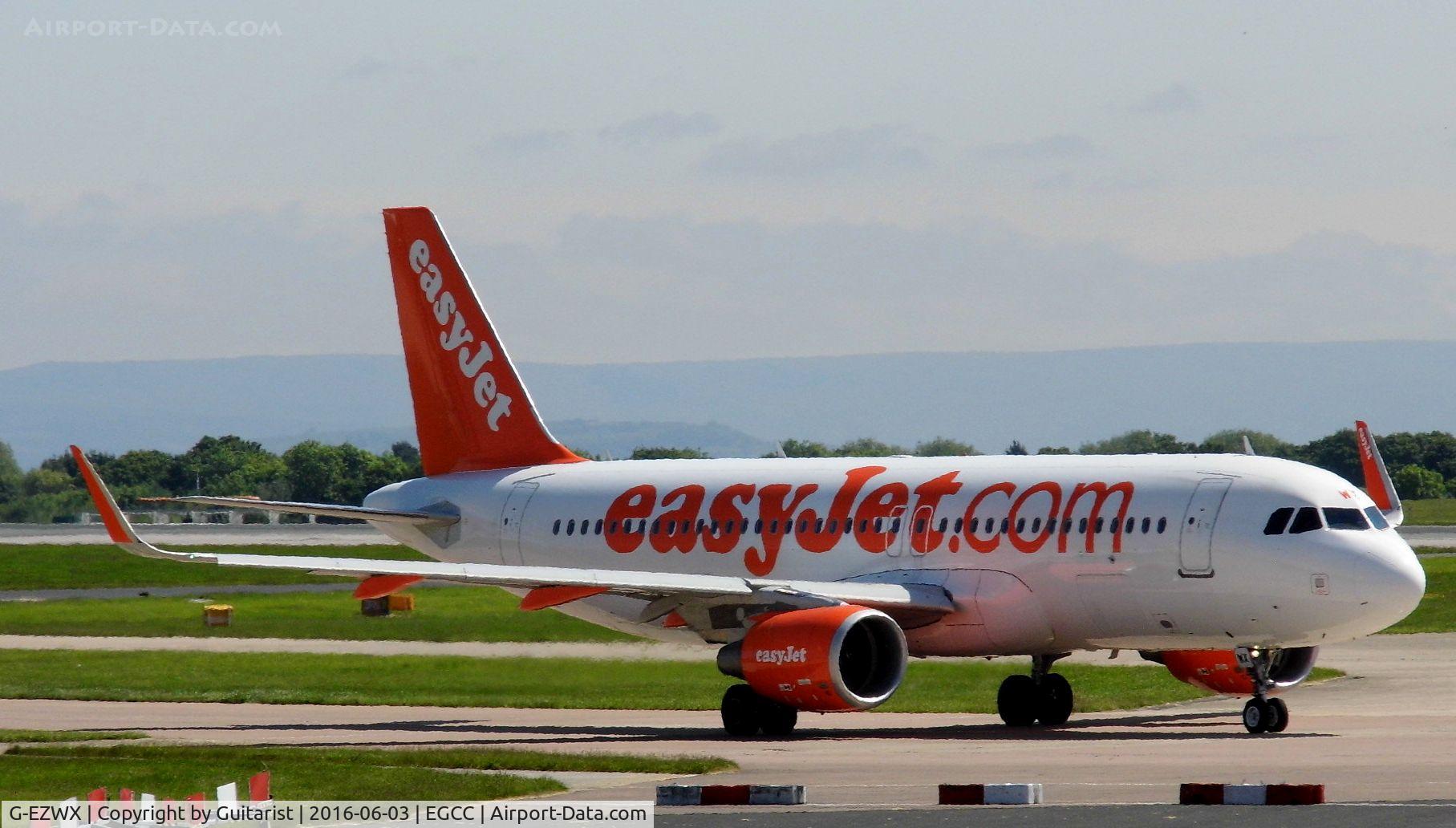 G-EZWX, 2014 Airbus A320-214 C/N 6192, At Manchester
