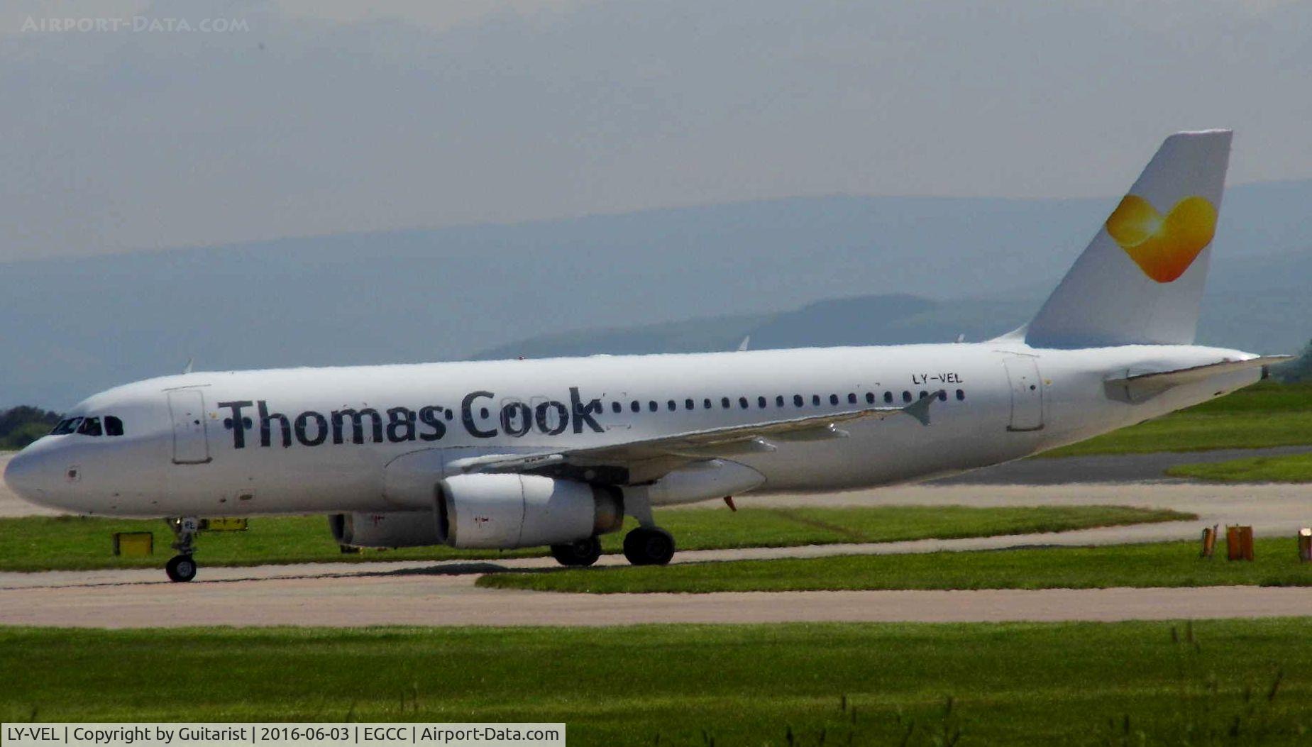 LY-VEL, 2003 Airbus A320-232 C/N 1998, At Manchester