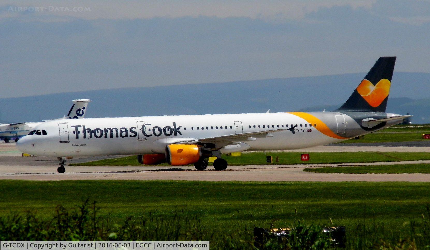 G-TCDX, 2002 Airbus A321-211 C/N 1887, At Manchester