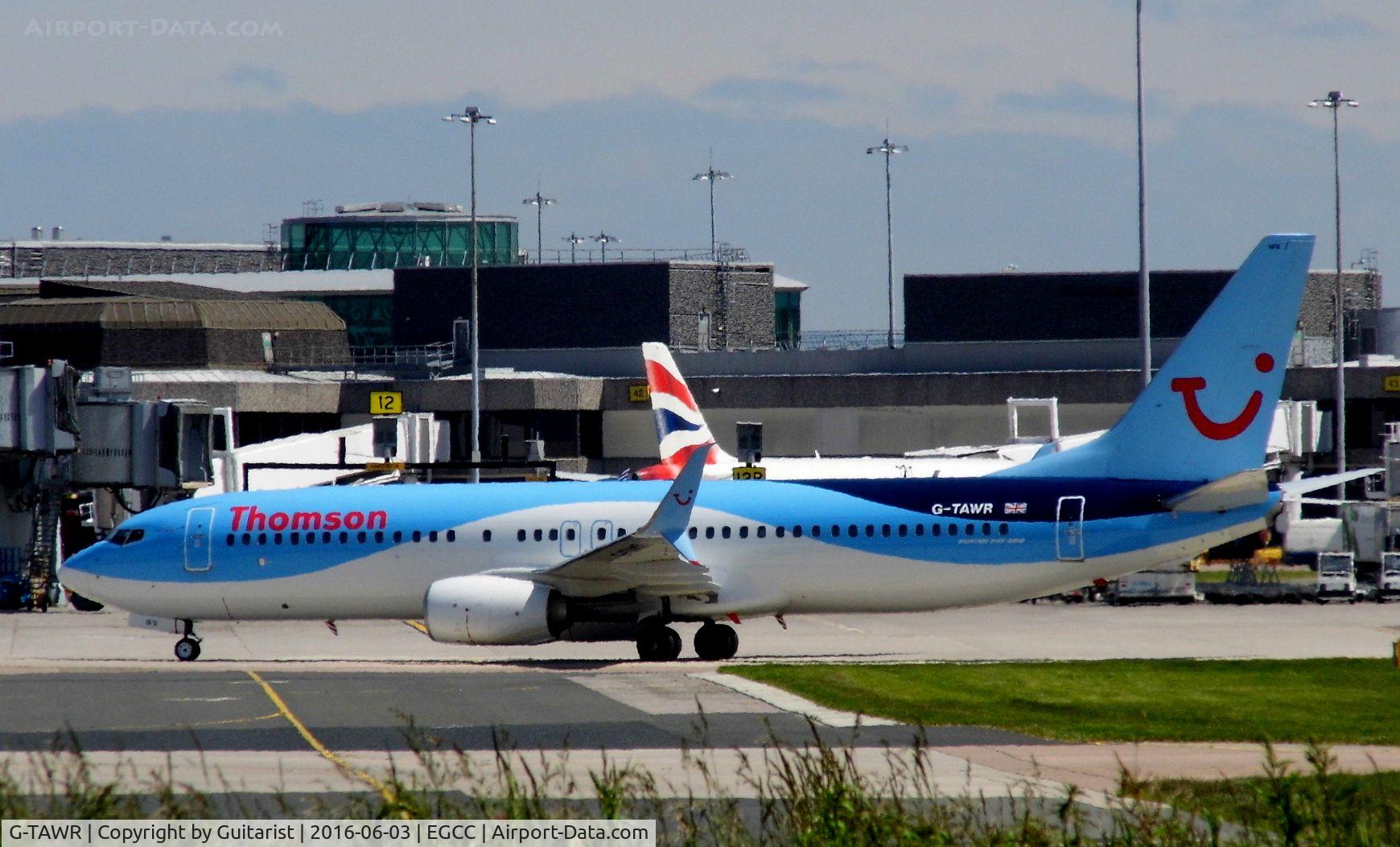 G-TAWR, 2013 Boeing 737-8K5 C/N 37256, At Manchester