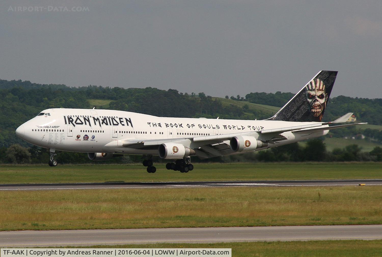 TF-AAK, 2003 Boeing 747-428 C/N 32868, Iron Maiden's Ed Force One (Air Atlanta Icelandic)