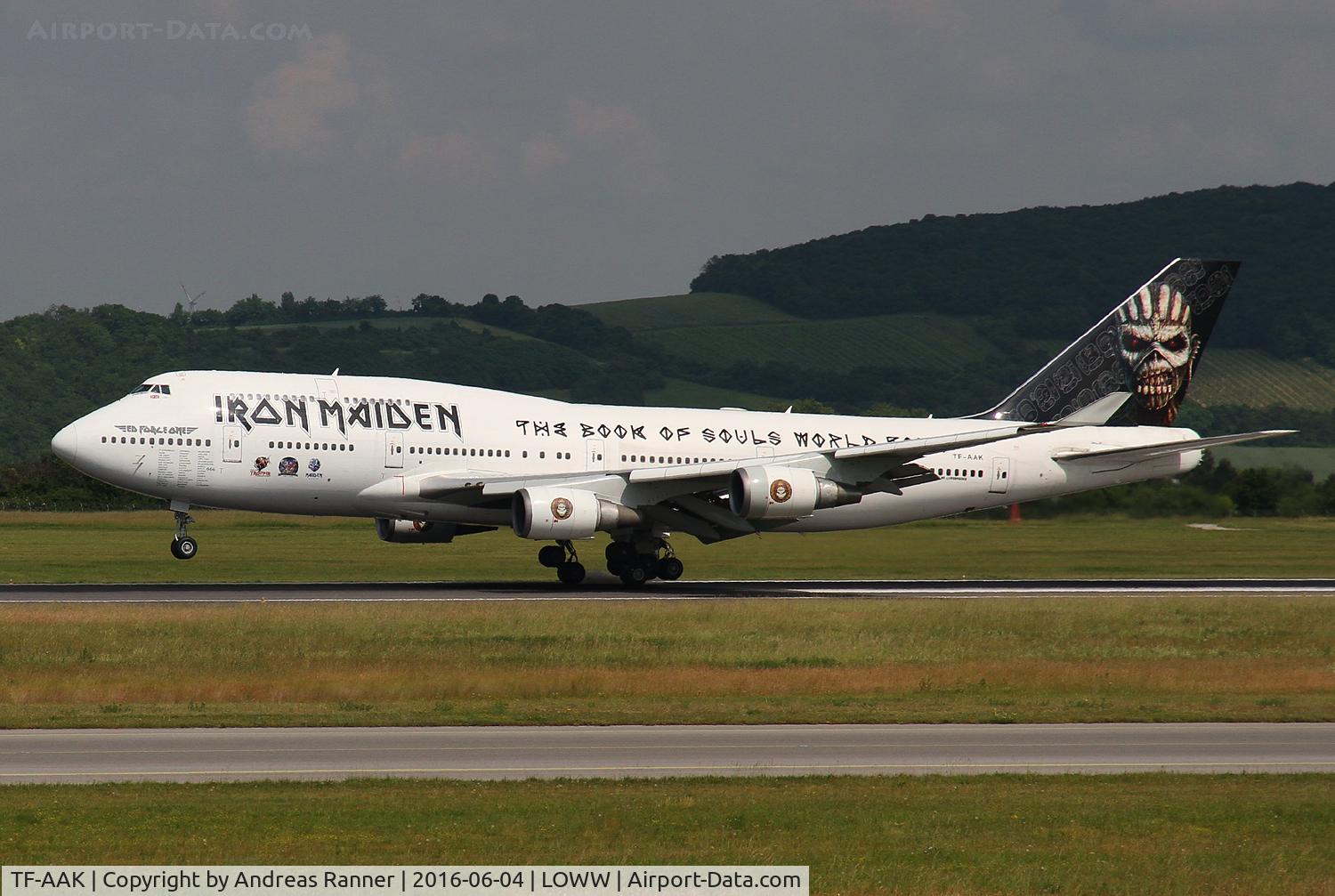 TF-AAK, 2003 Boeing 747-428 C/N 32868, Iron Maiden's Ed Force One (Air Atlanta Icelandic)