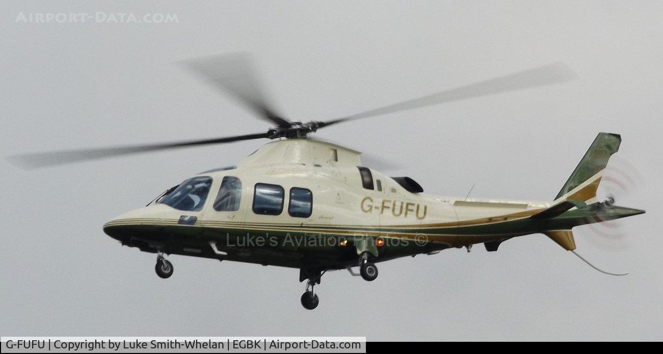 G-FUFU, 2007 Agusta A-109S Grand C/N 22058, Landing at Sywell to refuel.