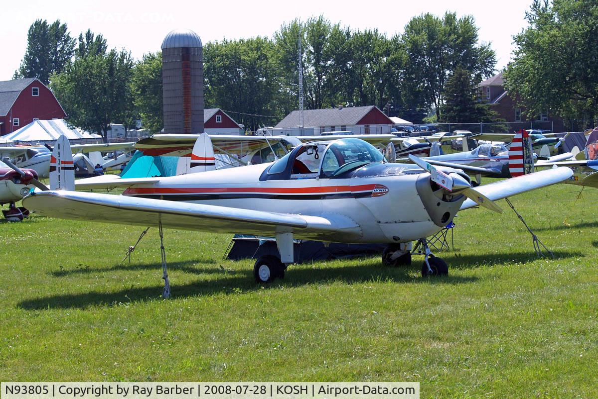 N93805, 1946 Erco 415C Ercoupe C/N 1128, Erco 415-C Ercoupe [1128] Oshkosh-Wittman Regional Airport~N 28/07/2008
