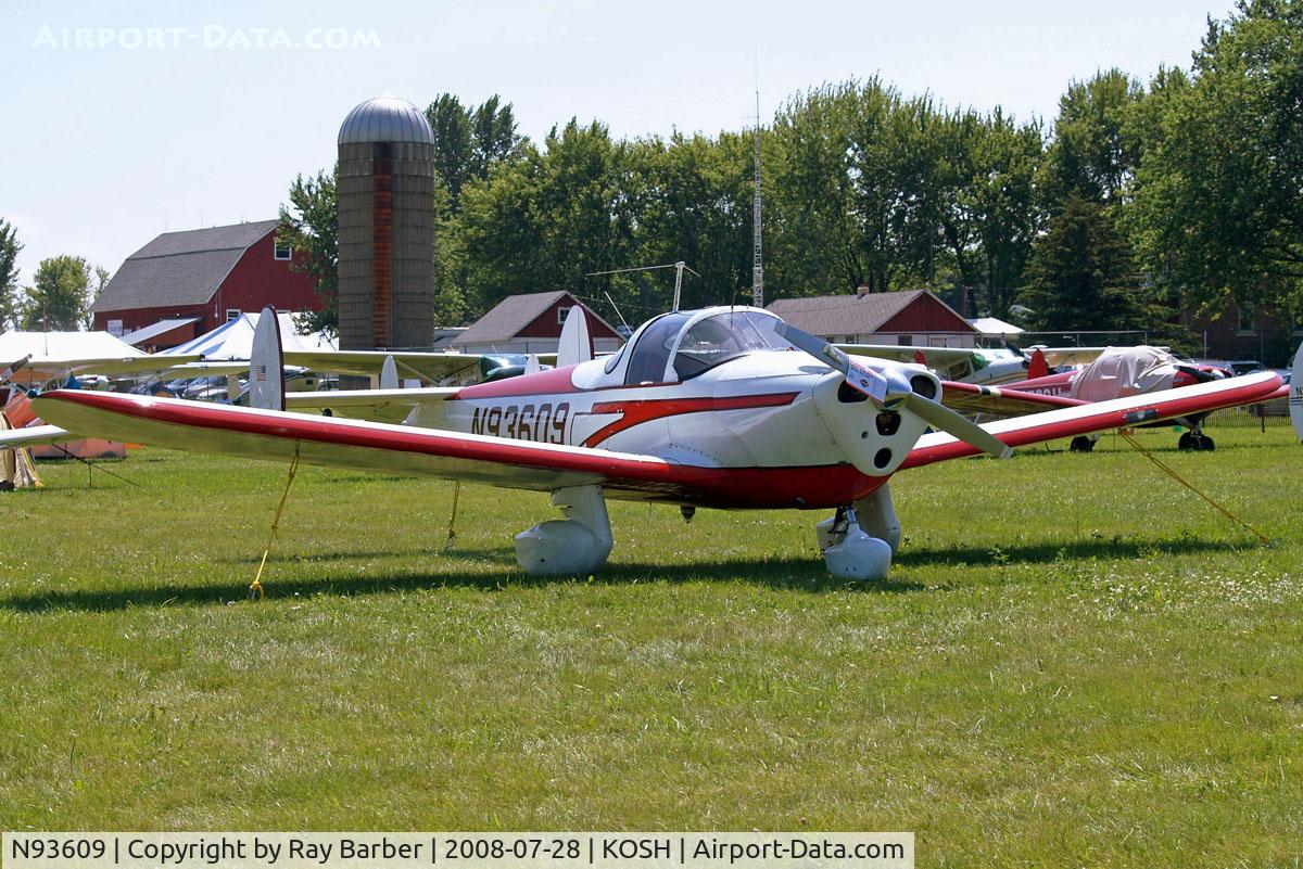 N93609, 1946 Erco 415C Ercoupe C/N 932, Erco 415-C Ercoupe [932] Oshkosh-Wittman Regional Airport~N 28/07/2008