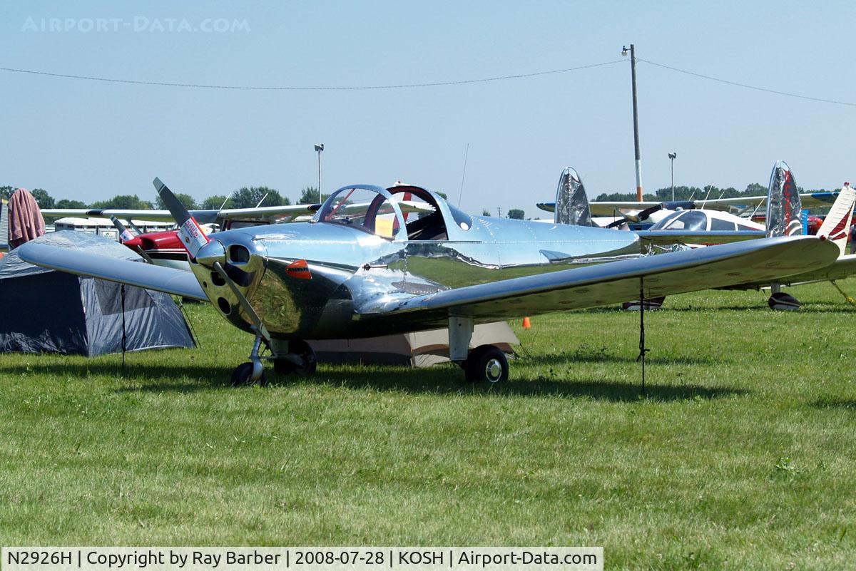 N2926H, 1946 Erco 415C Ercoupe C/N 3551, Erco 415-C Ercoupe [3551] Oshkosh-Wittman Regional Airport~N 28/07/2008