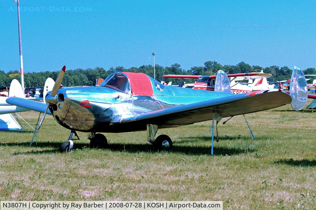 N3807H, 1947 Erco 415CD Ercoupe C/N 4508, Erco 415-CD Ercoupe [4508] Oshkosh-Wittman Regional Airport~N 28/07/2008