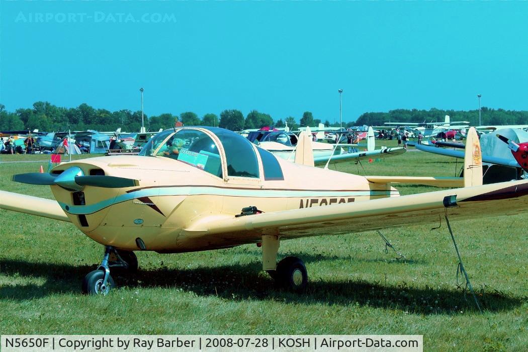 N5650F, 1967 Alon A2A Aircoupe C/N B-250, Alon A-2A Aircoupe [B-250] Oshkosh-Wittman Regional~N 28/07/2008