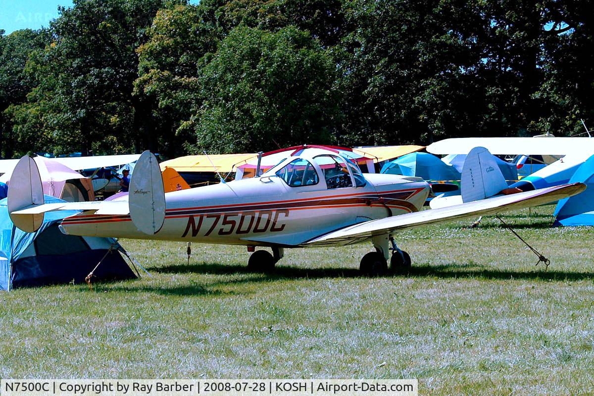 N7500C, 1957 Forney F-1 AIrcoupe C/N 5612, Forney F-1 AIrcoupe [5612] Oshkosh-Wittman Regional Airport~N 28/07/2008