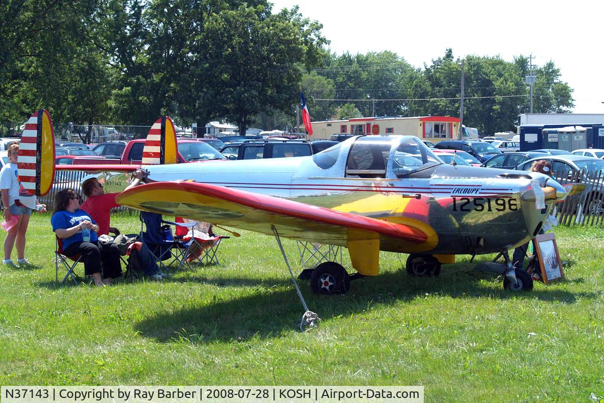 N37143, 1941 Erco 415C Ercoupe C/N 110, Erco 415-C Ercoupe [110] Oshkosh-Wittman Regional Airport~N 28/07/2008
