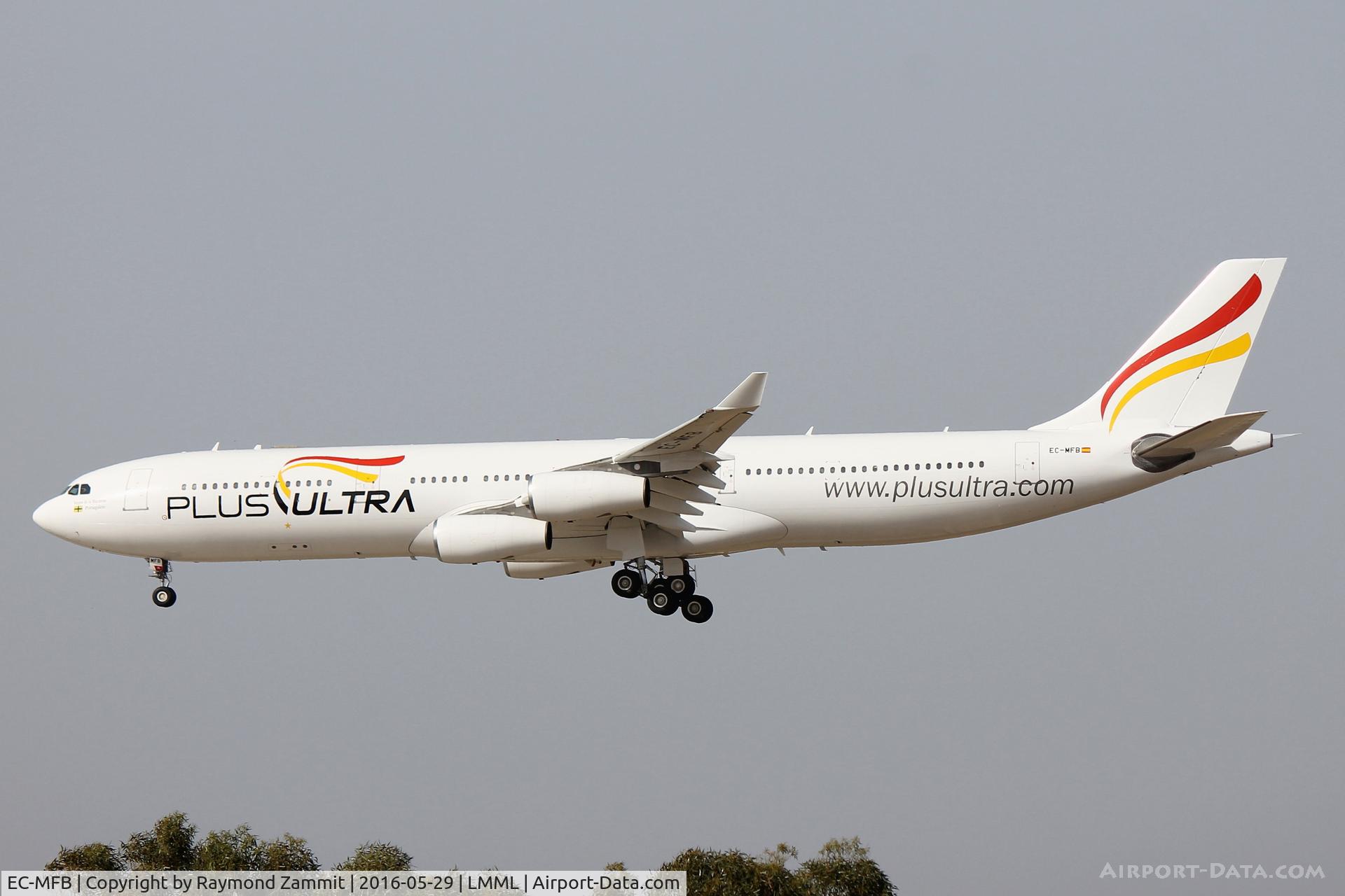 EC-MFB, 1998 Airbus A340-313 C/N 215, A340 EC-MFB Plus Ultra
