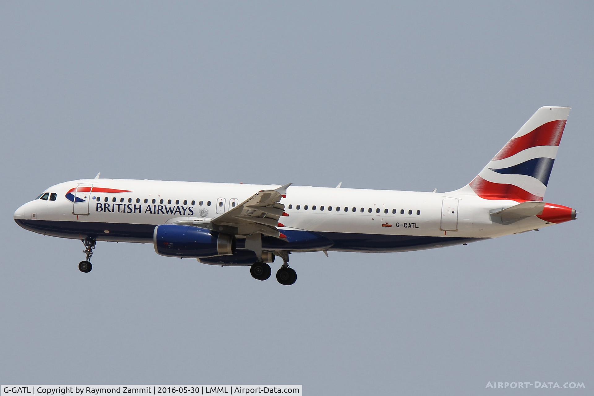 G-GATL, 2002 Airbus A320-233 C/N 1834, A320 G-GATL British Airways