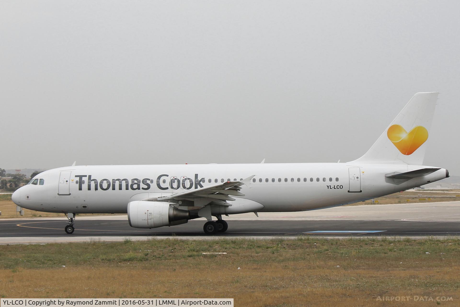 YL-LCO, 2002 Airbus A320-214 C/N 1873, A320 YL-LCO Thomas Cook Airlines