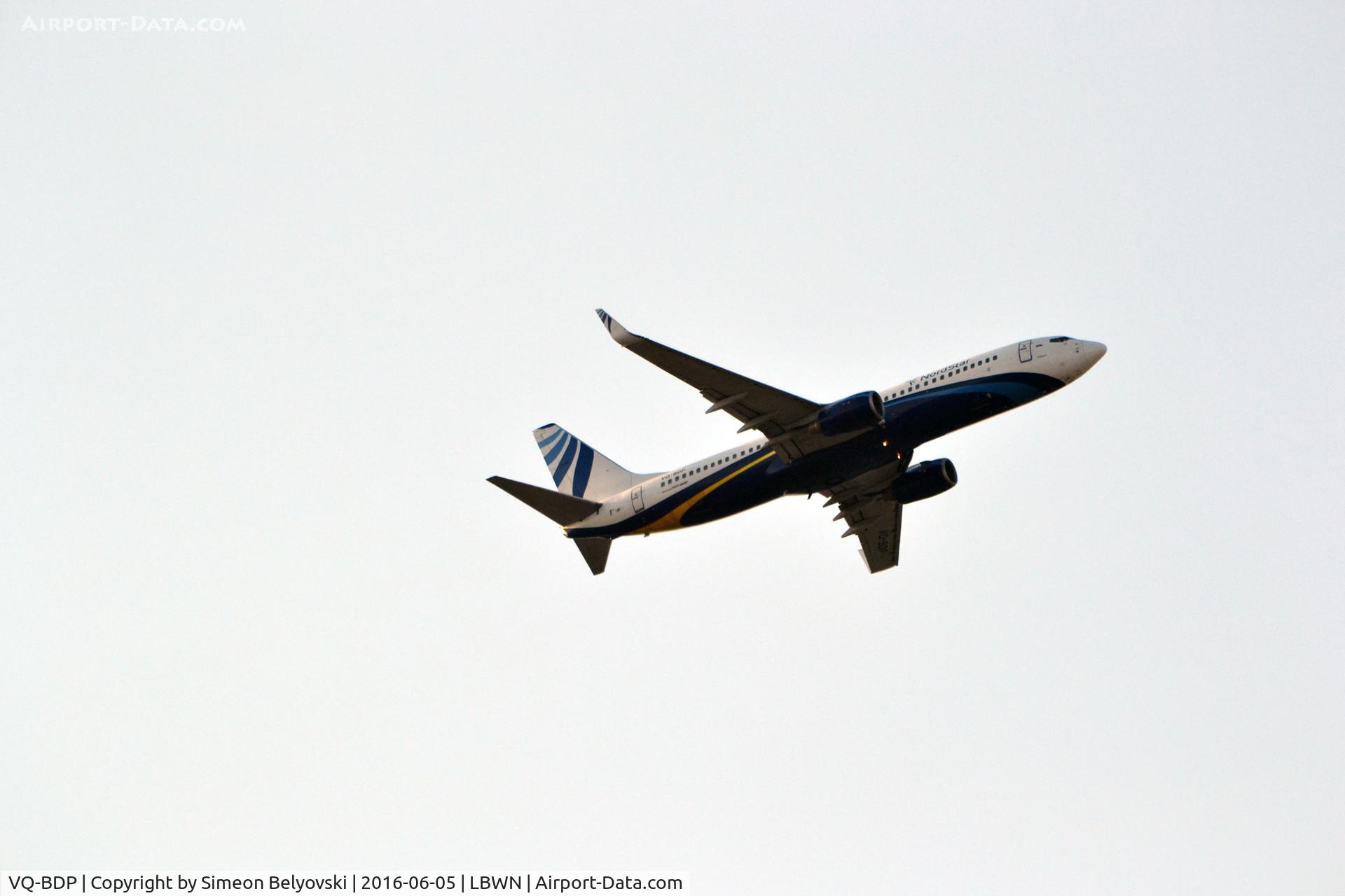 VQ-BDP, 1999 Boeing 737-8Q8 C/N 28221, Taking off
Varna to St. Petersburg