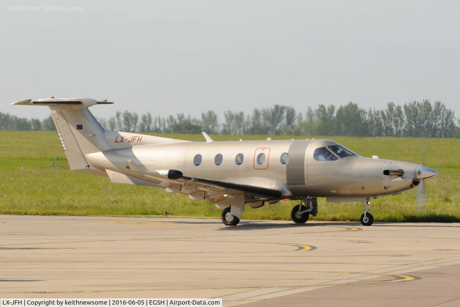 LX-JFH, 2003 Pilatus PC-12/45 C/N 522, Nice Visitor.