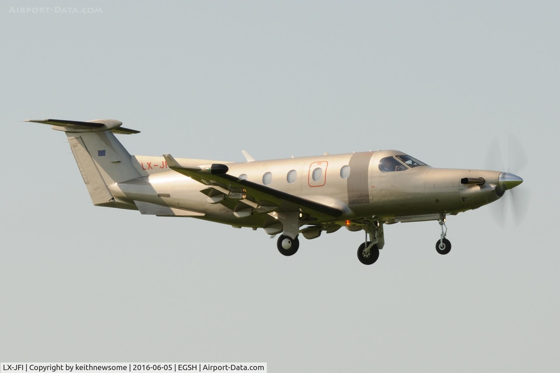 LX-JFI, 2004 Pilatus PC-12/45 C/N 574, Nice Visitor.