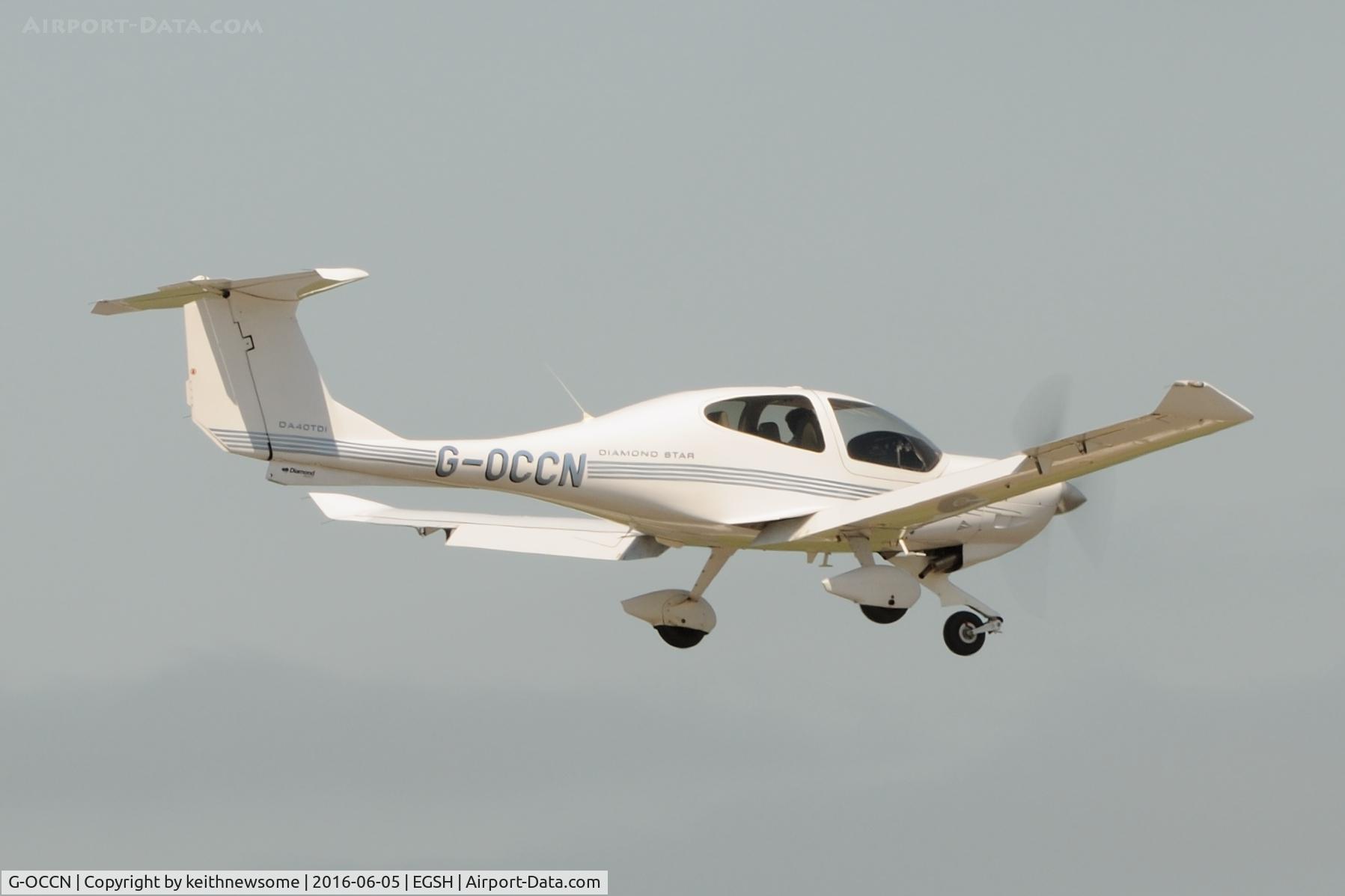 G-OCCN, 2006 Diamond DA-40D Diamond Star C/N D4.241, Nice Visitor.