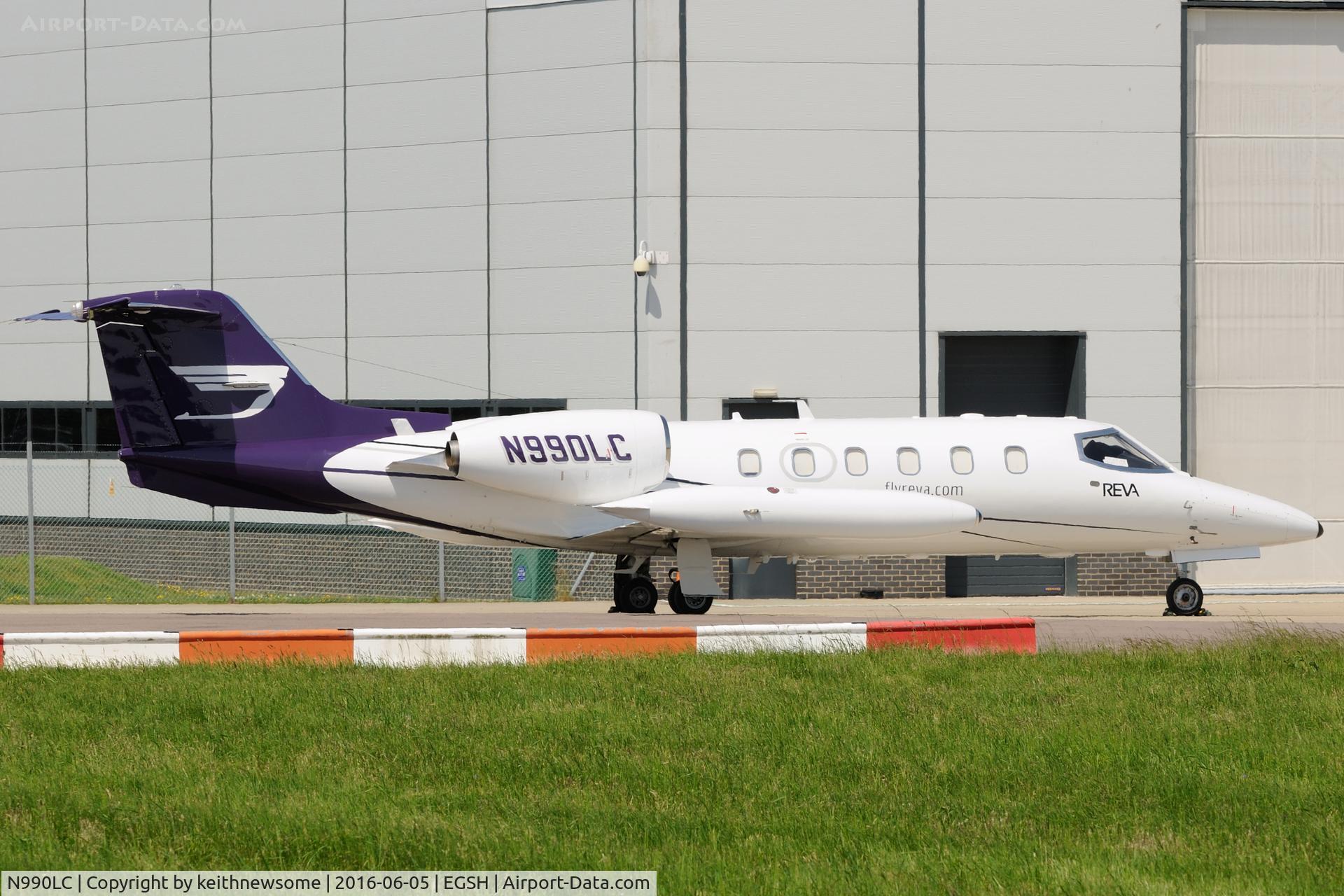 N990LC, 1982 Gates Learjet 35A C/N 483, Nice Visitor.