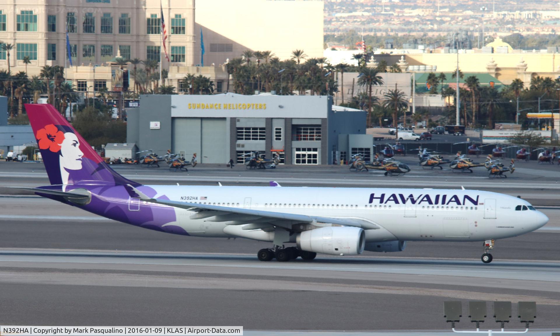 N392HA, 2013 Airbus A330-243 C/N 1404, Airbus A330-200