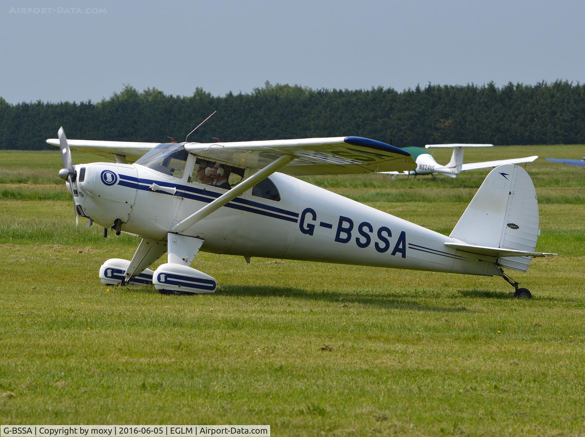 G-BSSA, 1946 Luscombe 8E Silvaire Silvaire C/N 4176, Luscombe 8E Silvaire at White Waltham. Ex G-BSSA