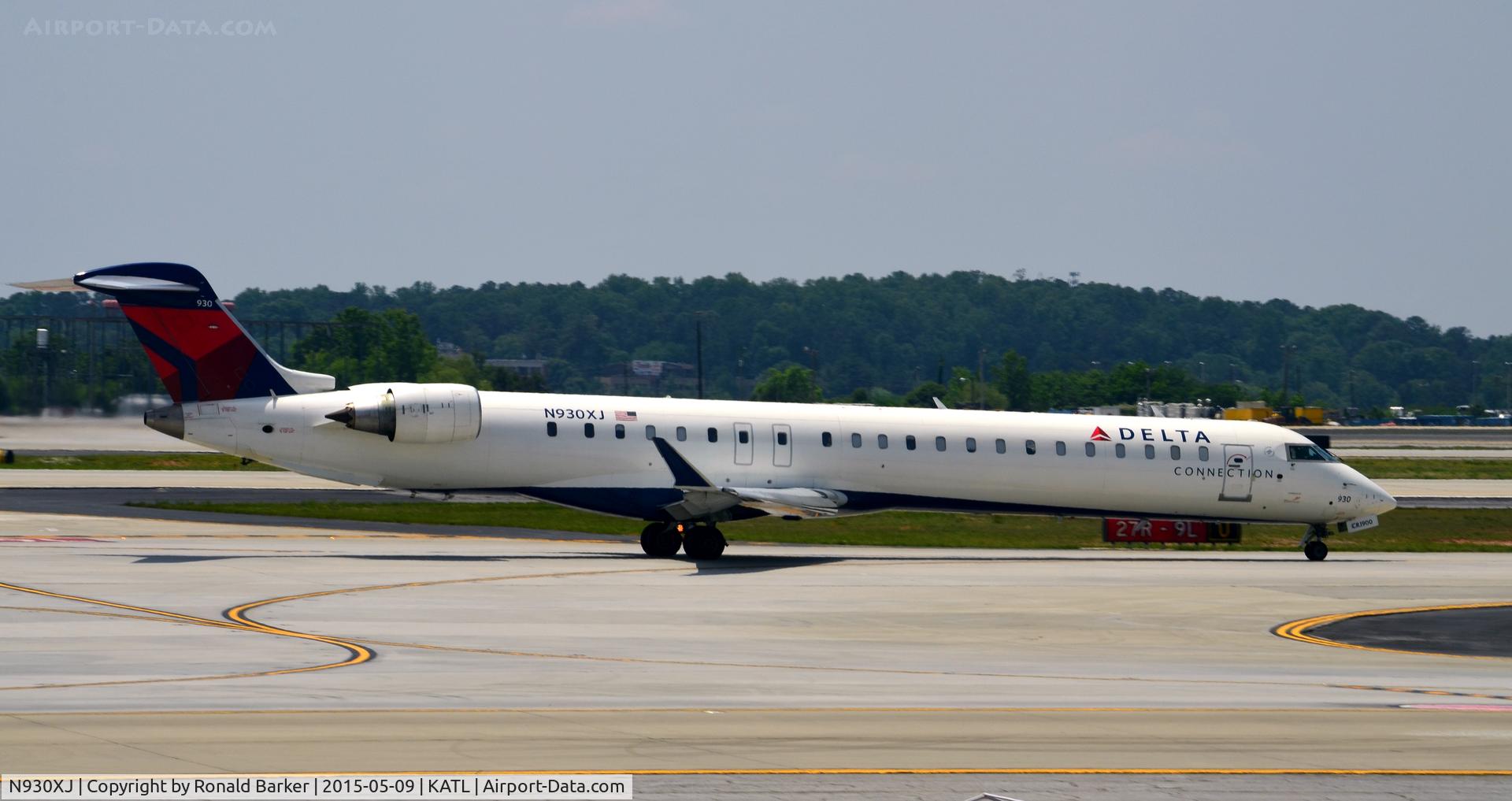 N930XJ, 2008 Bombardier CRJ-900ER (CL-600-2D24) C/N 15192, Taxi Atlanta