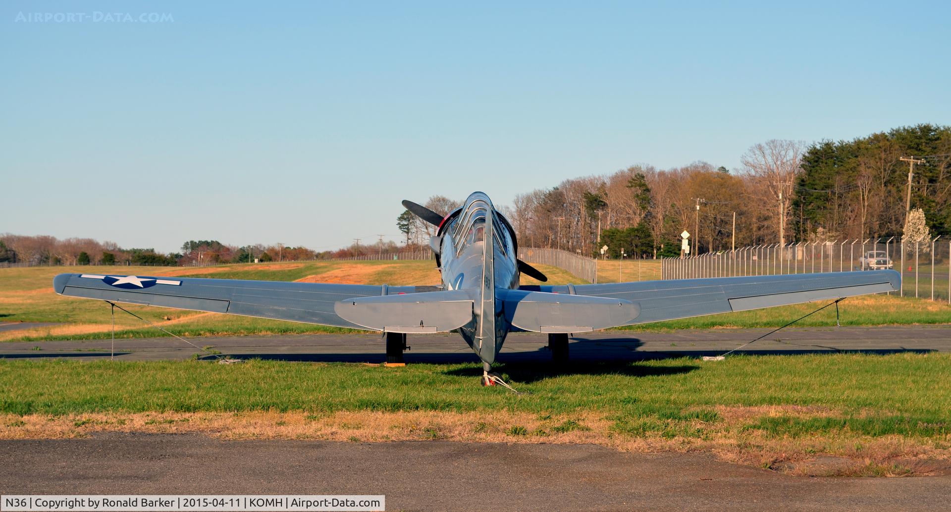 N36, 1944 North American AT-6F Texan C/N 121-42765, Orange, VA