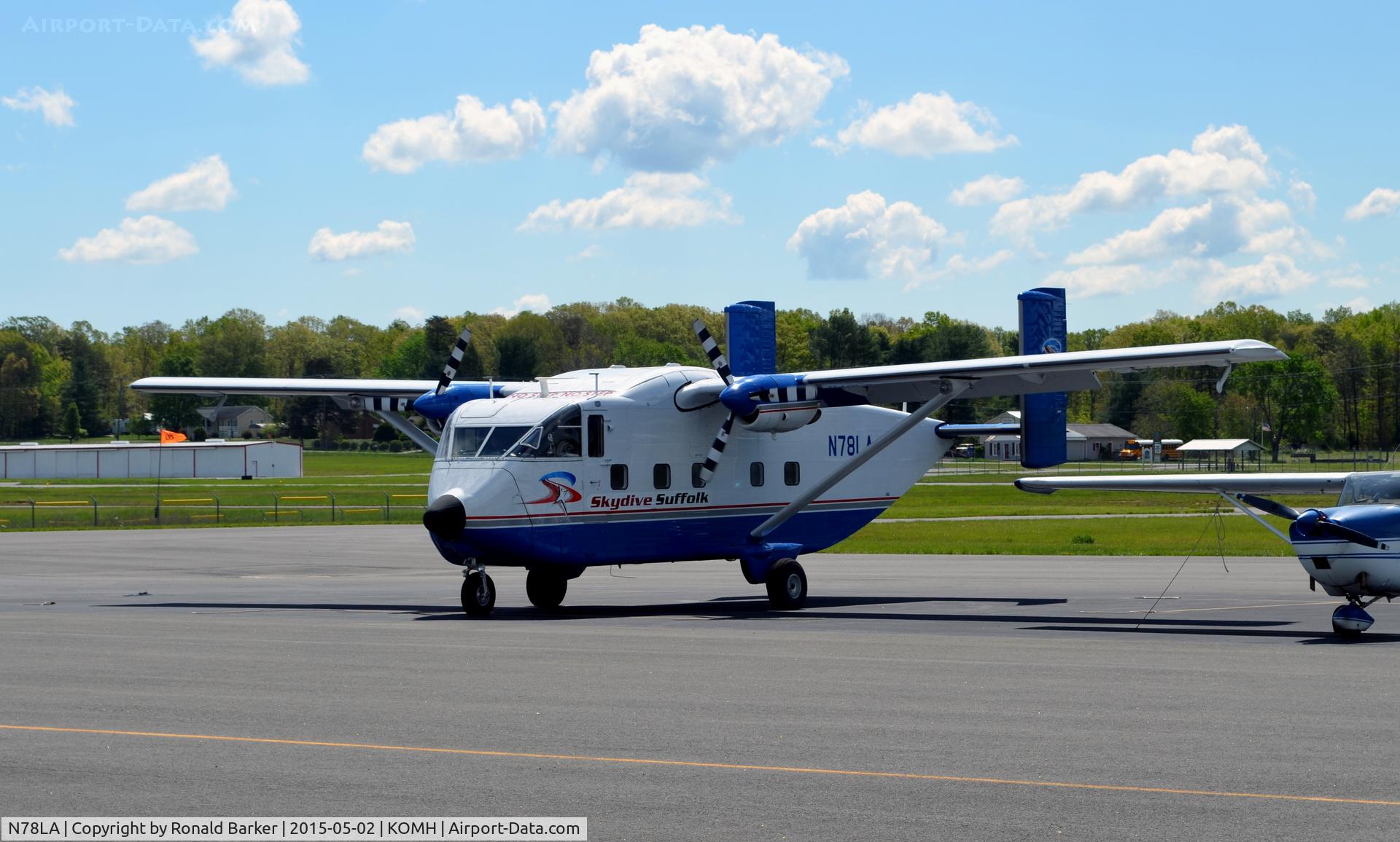 N78LA, 1976 Short SC-7 Skyvan 3 C/N SH1950, Orange, VA
