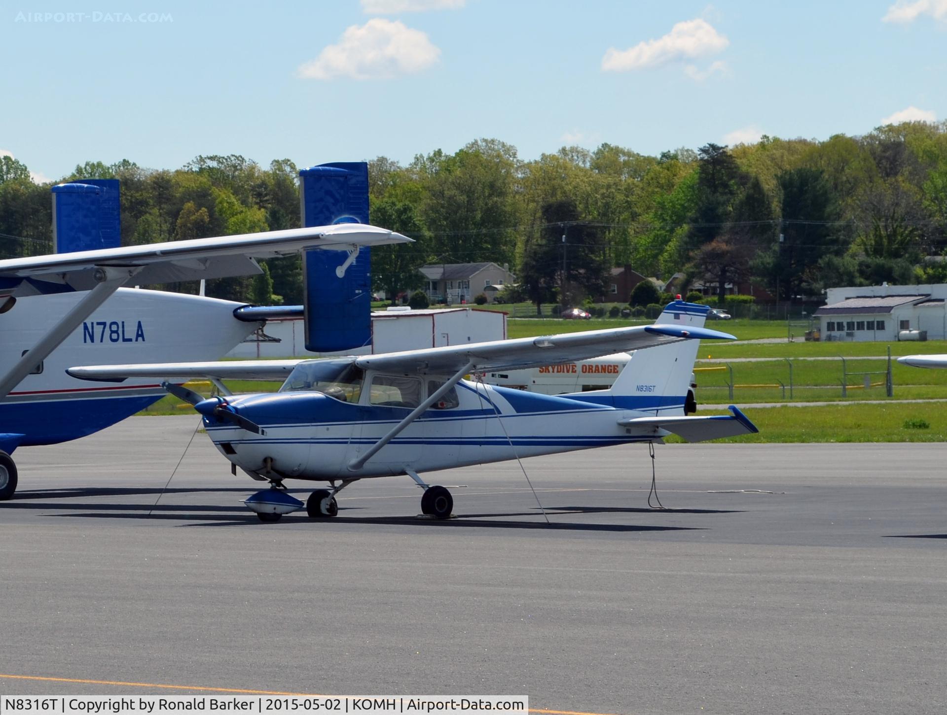 N8316T, 1961 Cessna 175C Skylark C/N 17557016, Orange, VA