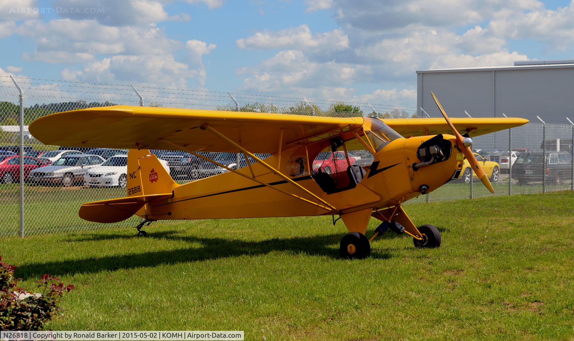 N26818, 1940 Piper J3C-65 Cub C/N 4197, Orange, VA