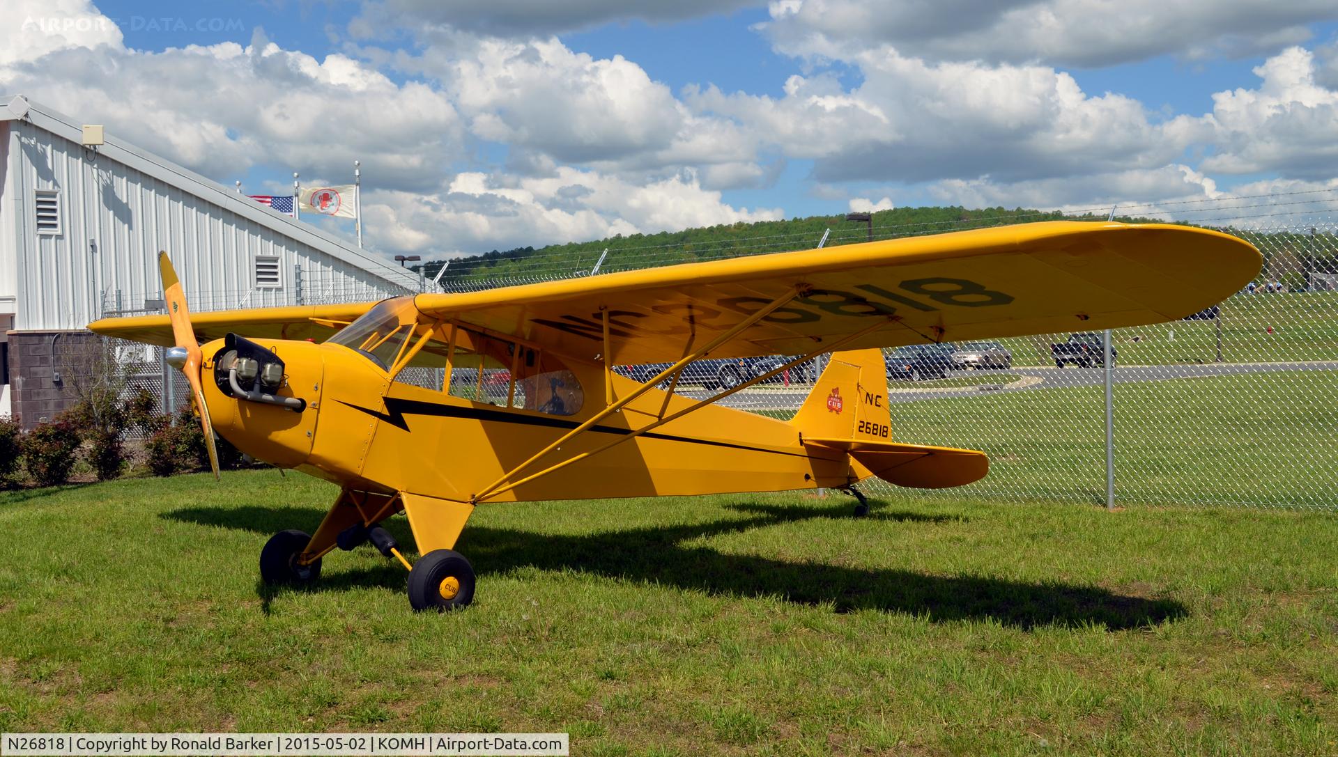 N26818, 1940 Piper J3C-65 Cub C/N 4197, Orange, VA